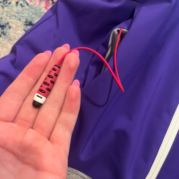 Obermeyer White and Blue Ski Jacket - Picture 12 of 16